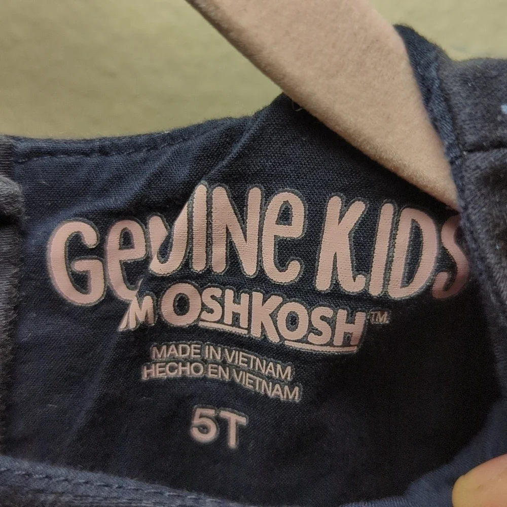 OshKosh B'gosh Genuine Kids Woodland Deer Night Sky Dress Girls Size 5T